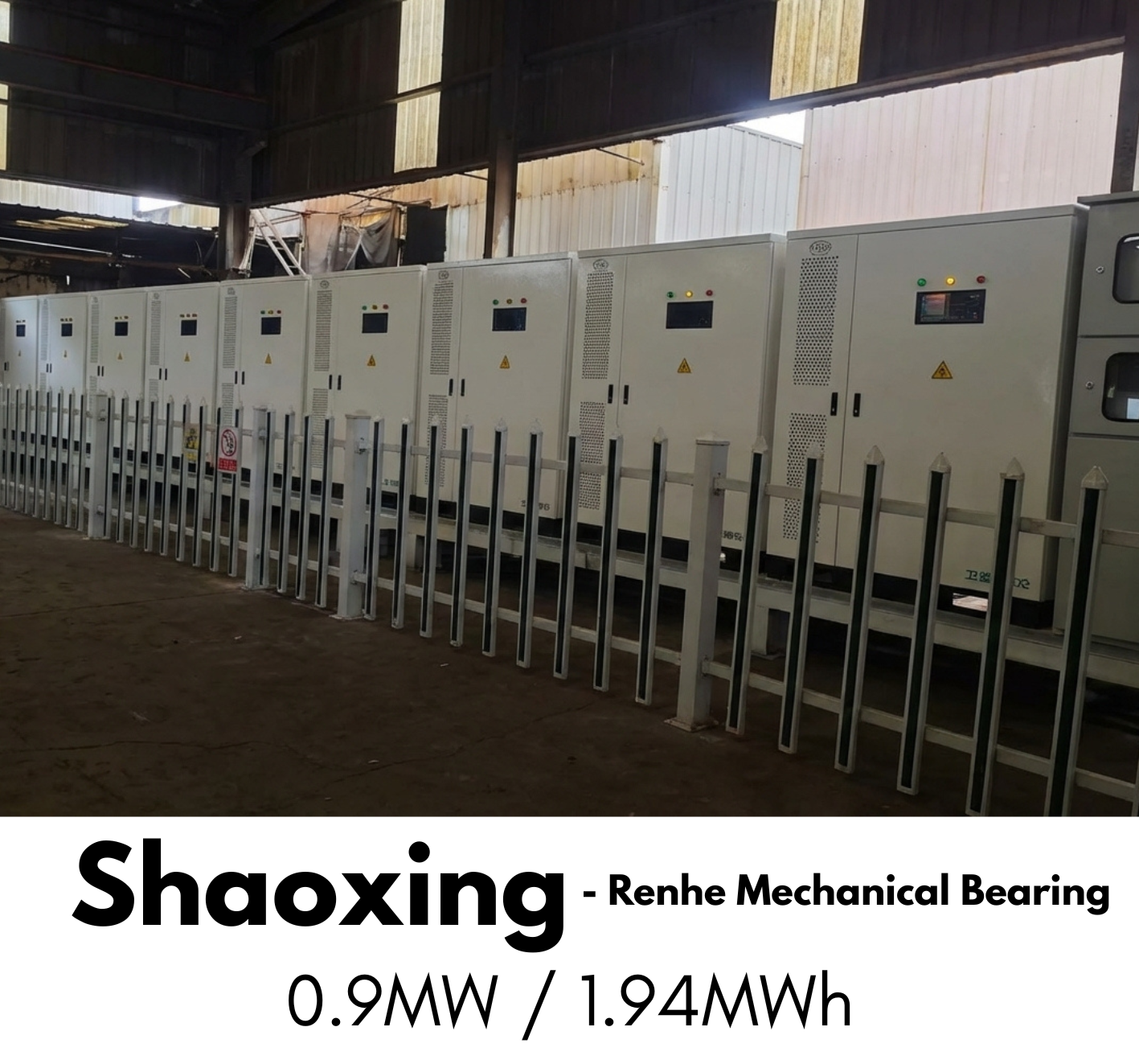 Shaoxing - Renhe Mechanical Bearing referencia projekt