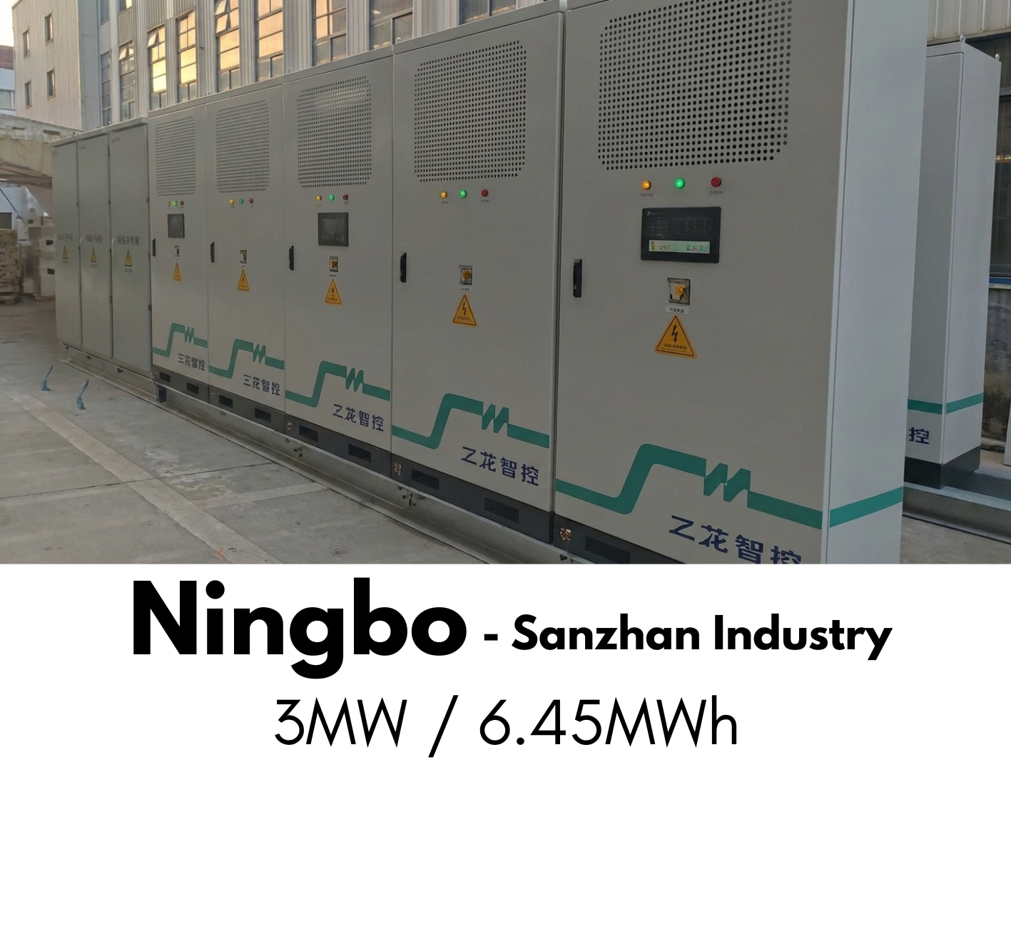 Ningbo - Sanzhan Industry referencia projekt