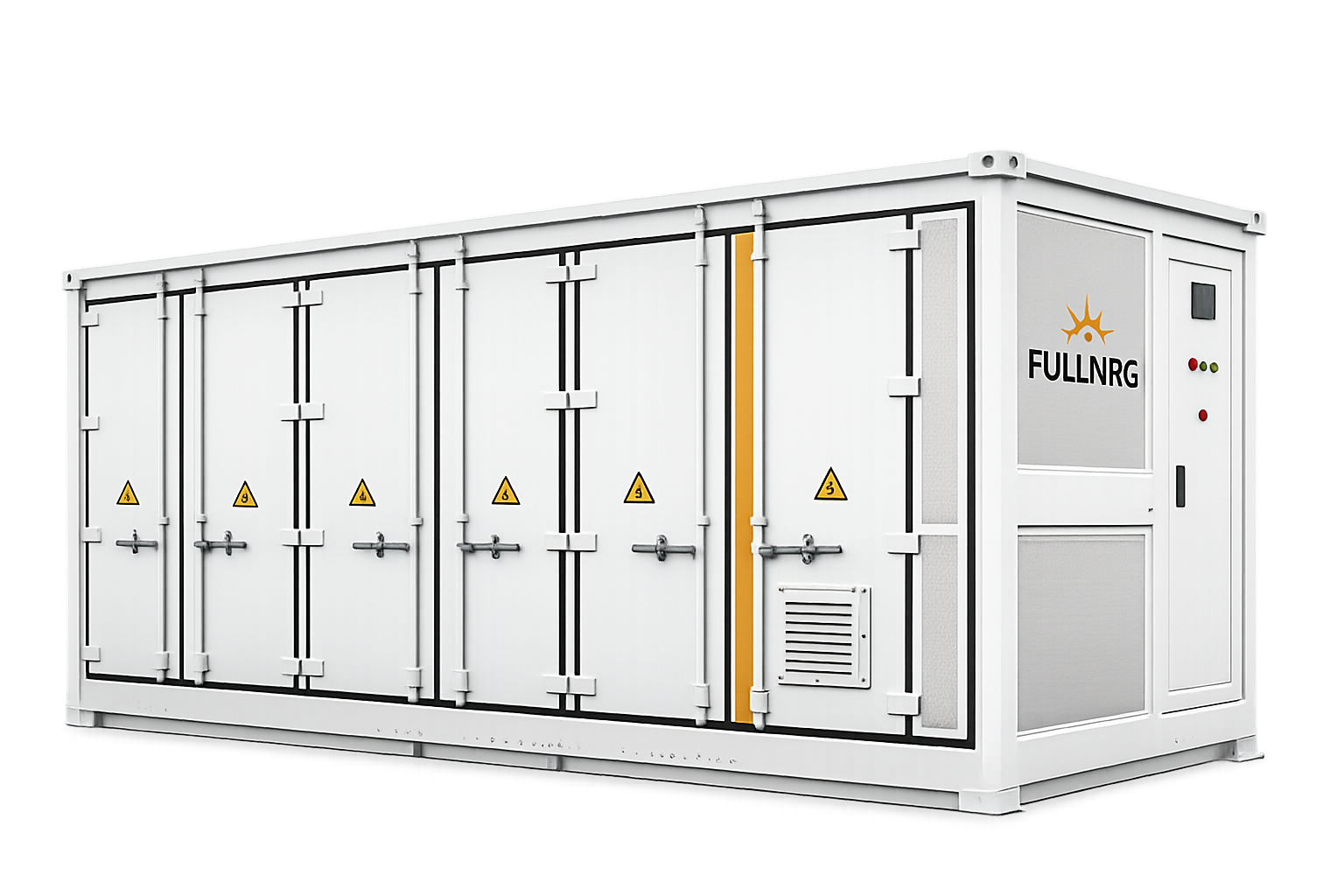 Full NRG 2,5 MW / 5 MWh konténeres félszilárdtest LFP PRO PLUS ipari energiatároló (40/20HQ)